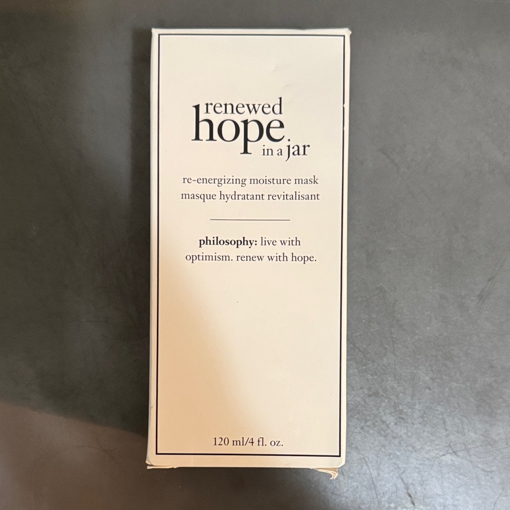 Philosophy Renewed Hope in a Jar Re-Energizing Mask